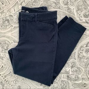 Old Navy Ankle Length Navy Blue Pixie Pant